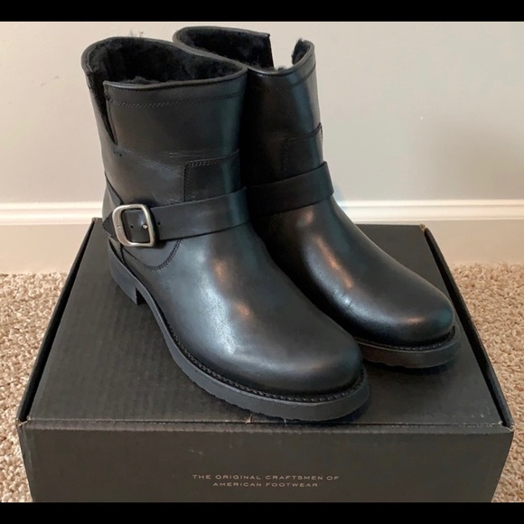 Frye Veronica Shearling Bootie black SOLD OUT 🖤 - Picture 9 of 11